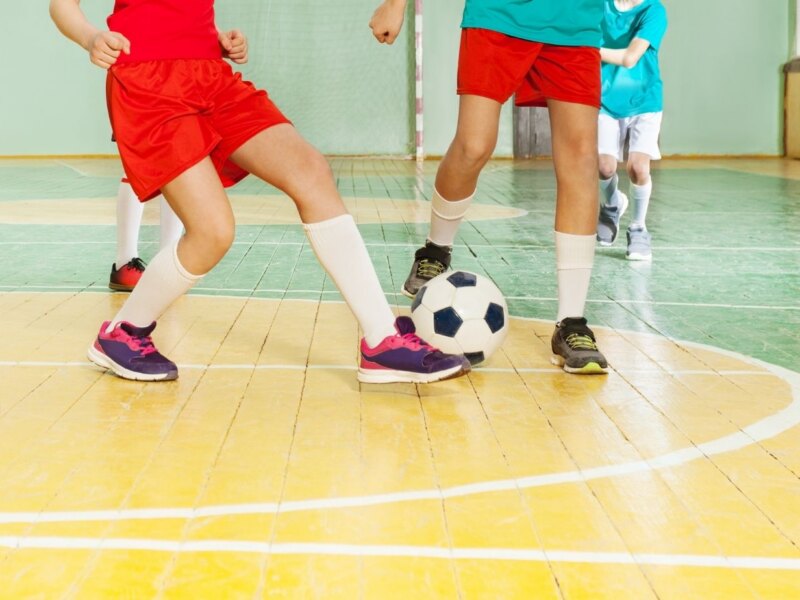 Ekipa U9 nadaljuje s treningi v telovadnici