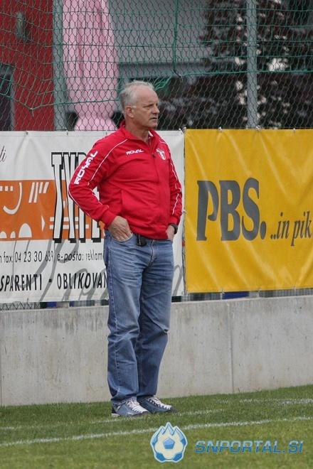 Trener Janez Zupančič