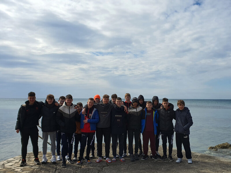 Ekipa U15 na pripravah v Umagu