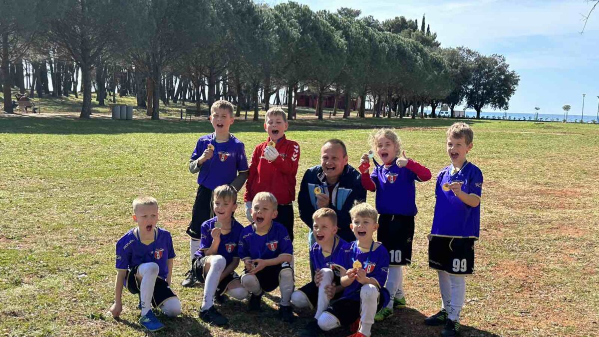 Ekipa U8 na turnirju Umag Trophy 2023