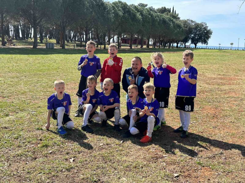 Ekipa U8  na turnirju Umag Trophy 2023