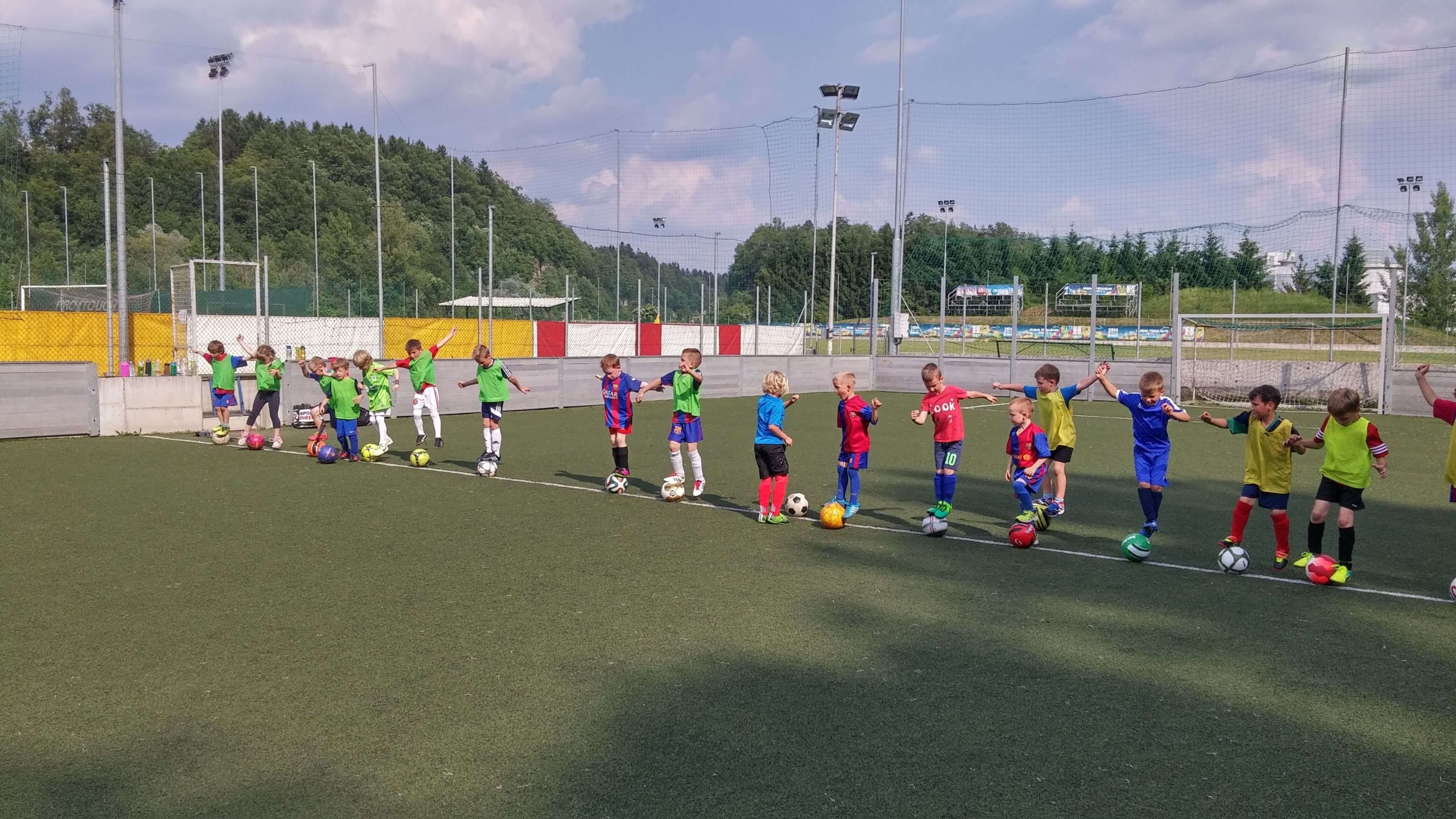 Prvi nogometni trening leta 2018