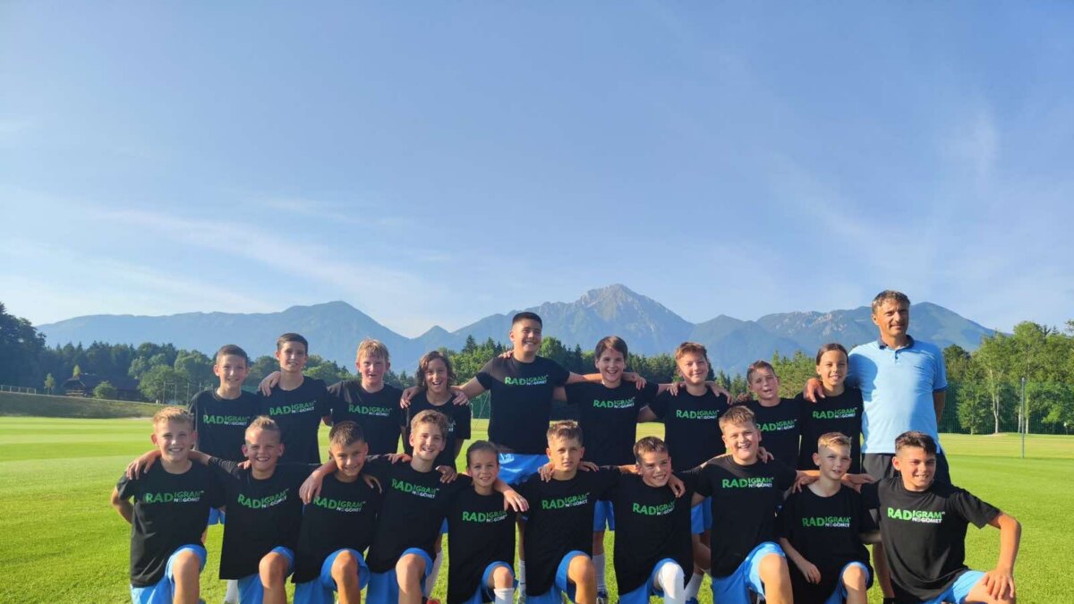 Mladi nogometaši U11 in U13 trenirali v NC Brdo v okviru programa NZS