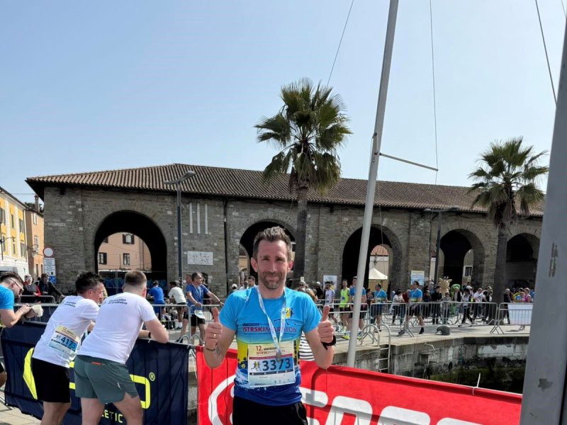 Dejan Robnik navdušil na Istrskem maratonu